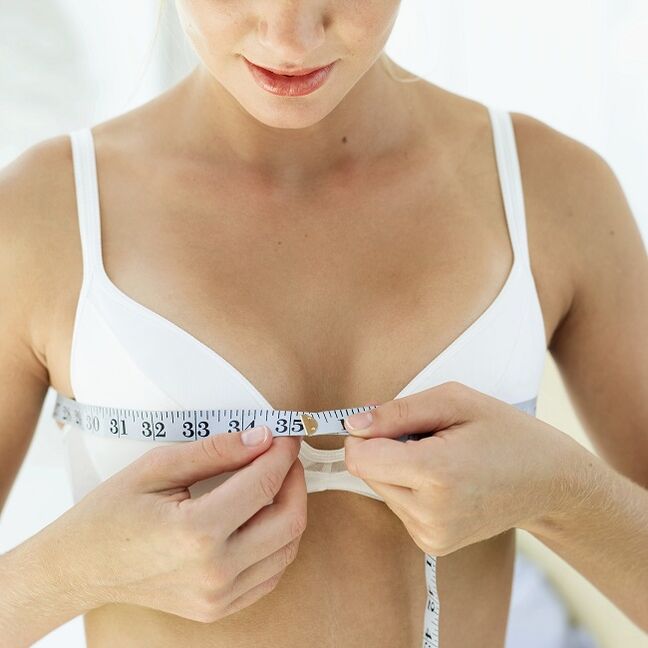 breast size after augmentation